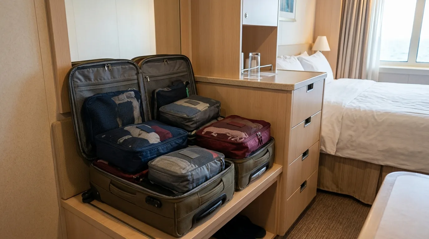 #12 &ndash; Pack Packing Cubes (Cabin Storage Is Shockingly Small) (Image Credits: Gemini)