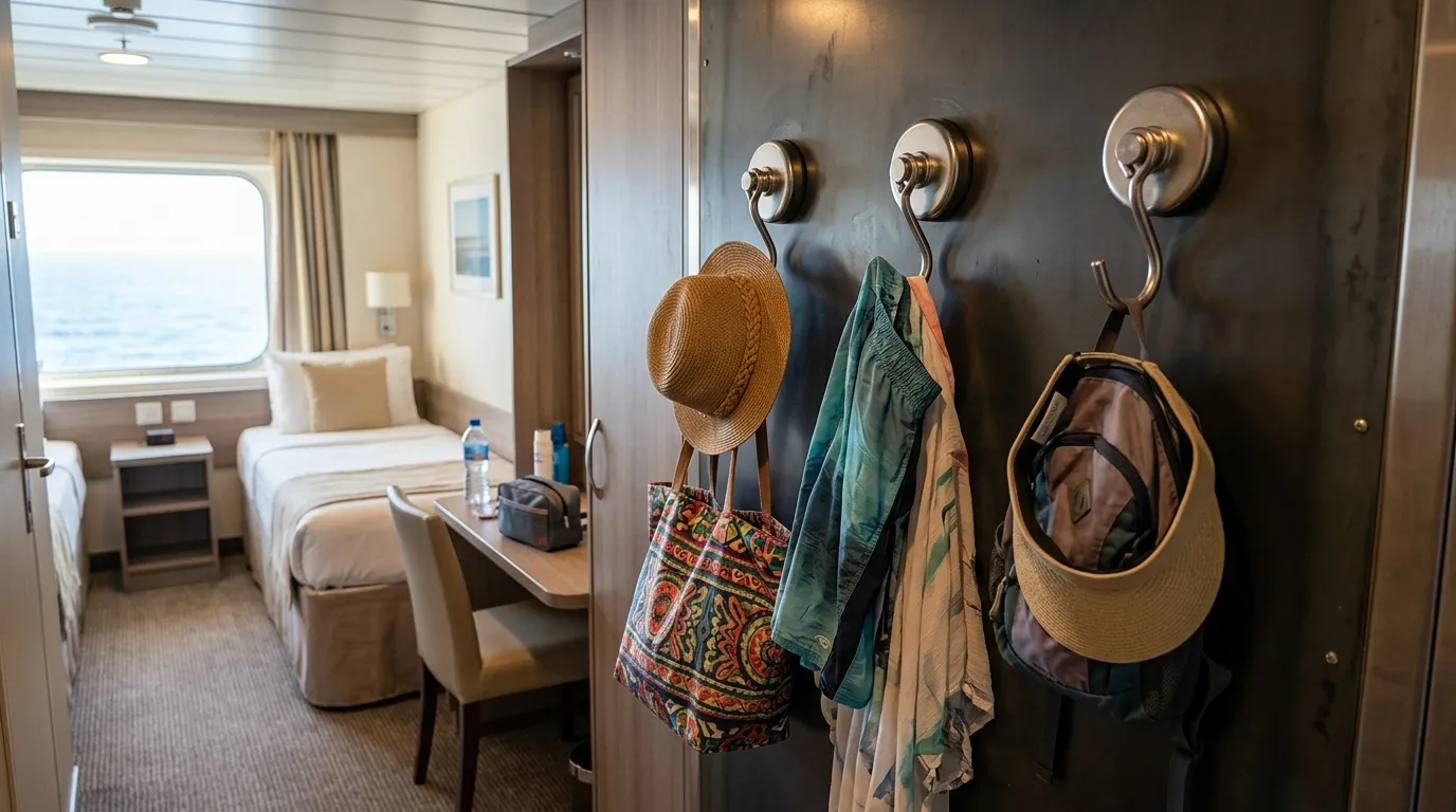 #10 - Magnetic Hooks (The Cabin Space Multiplier) (Image Credits: Gemini)