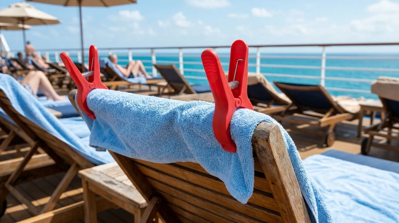 #4 - Towel Clips (The Poolside Hack Nobody Talks About) (Image Credits: Gemini)