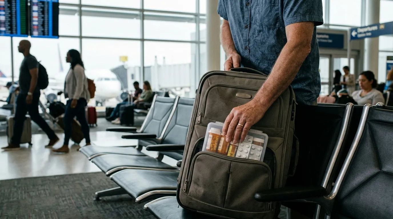 #5 - They Never - Ever - Put Medications in Checked Luggage (Image Credits: Gemini)