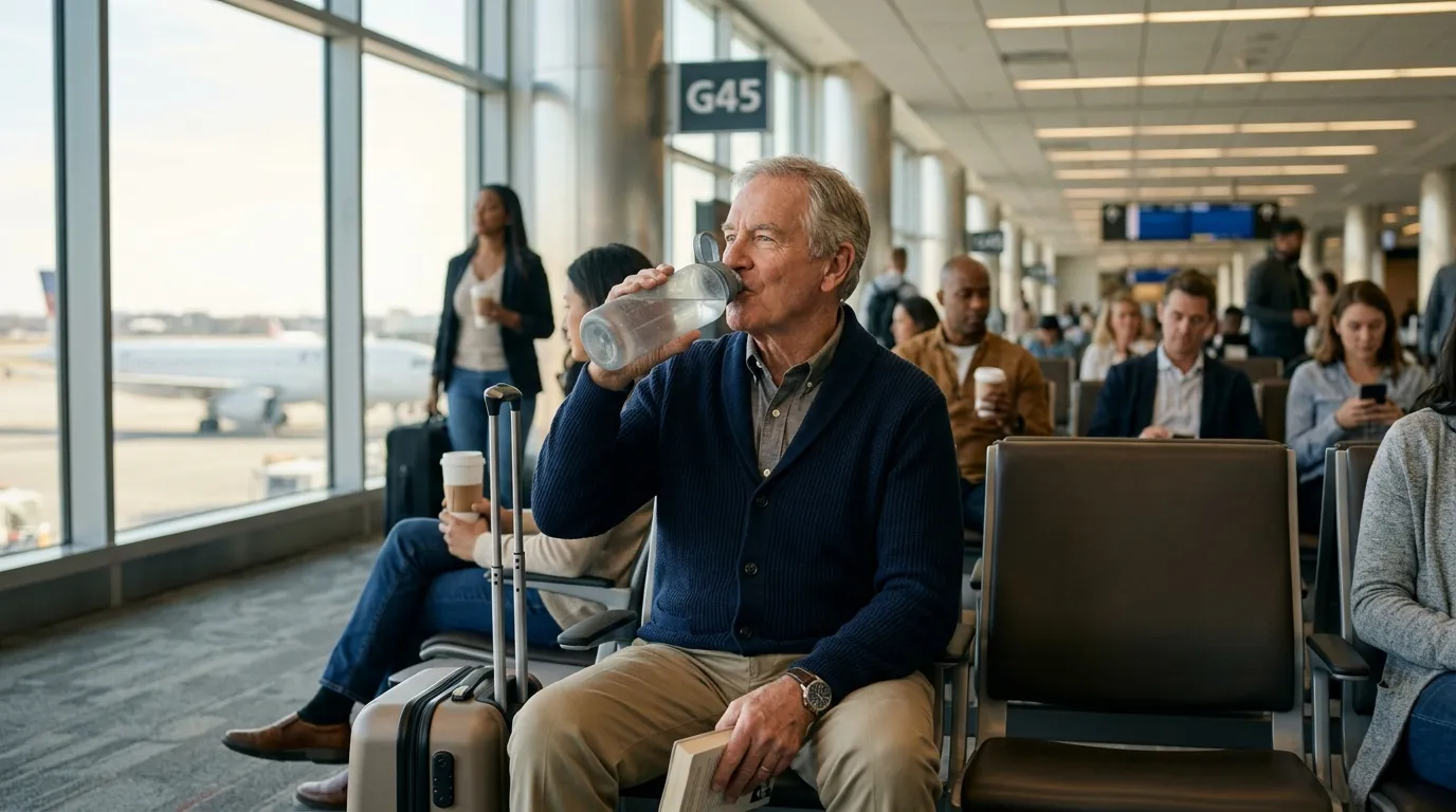 #4 - They Start Hydrating Long Before Boarding (Image Credits: Gemini)