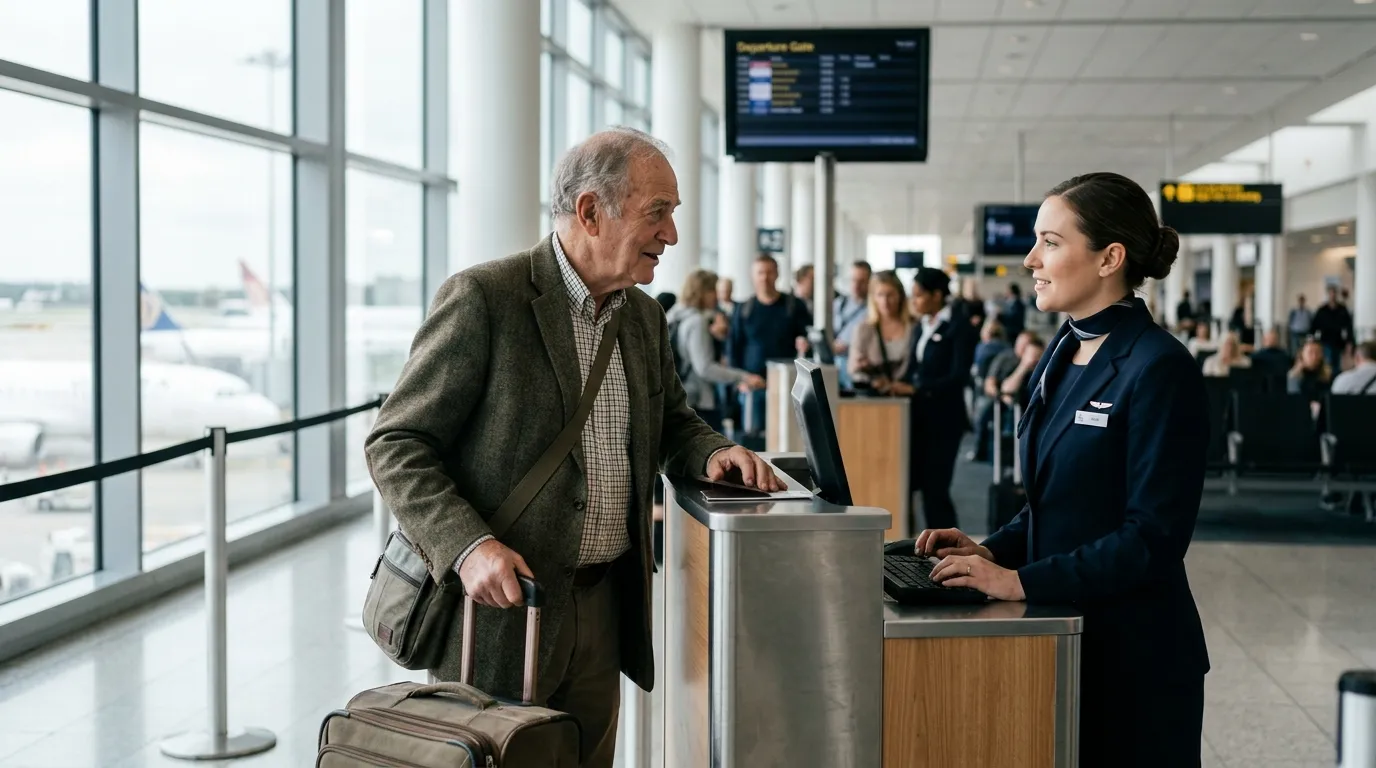 #13 - They Ask Gate Agents About Early Boarding - Every Single Time (Image Credits: Gemini)