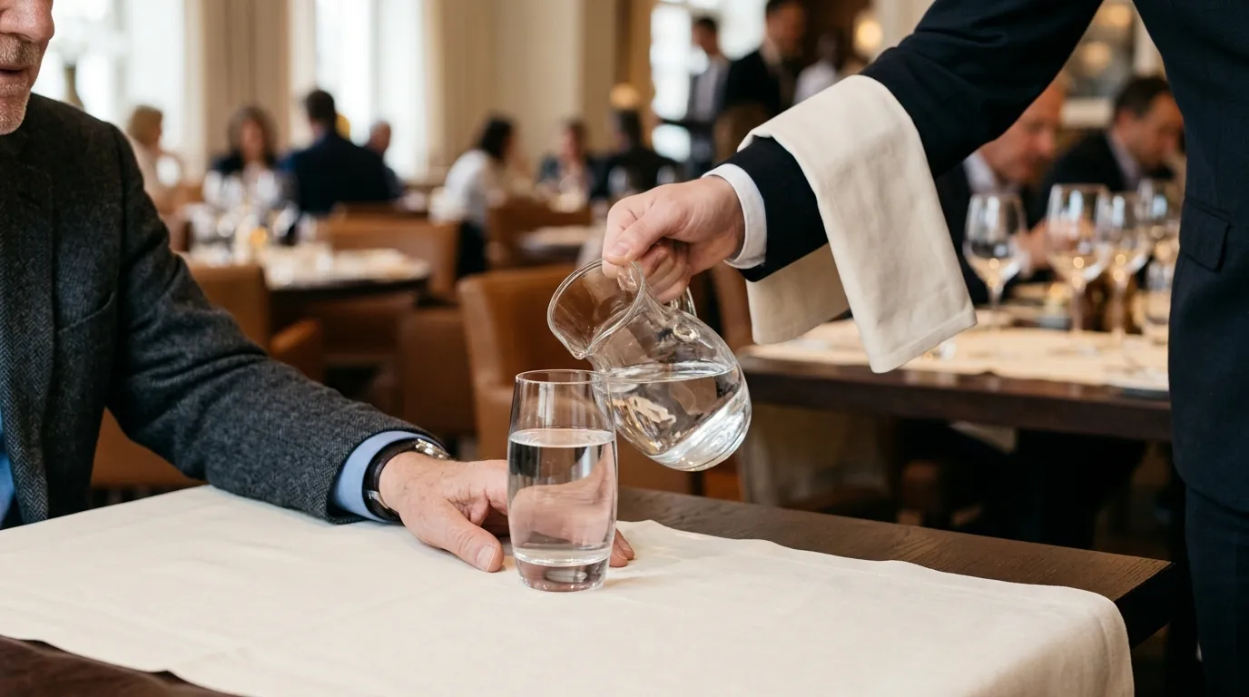 #4 - They Keep the Water Glass Full Without Being Asked (Image Credits: Gemini)