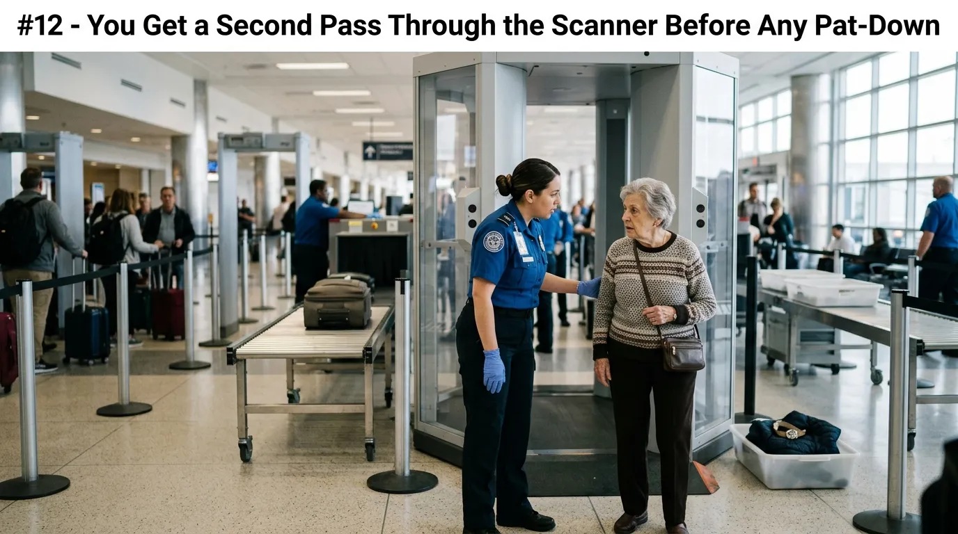 #12 - You Get a Second Pass Through the Scanner Before Any Pat-Down (Image Credits: Gemini)