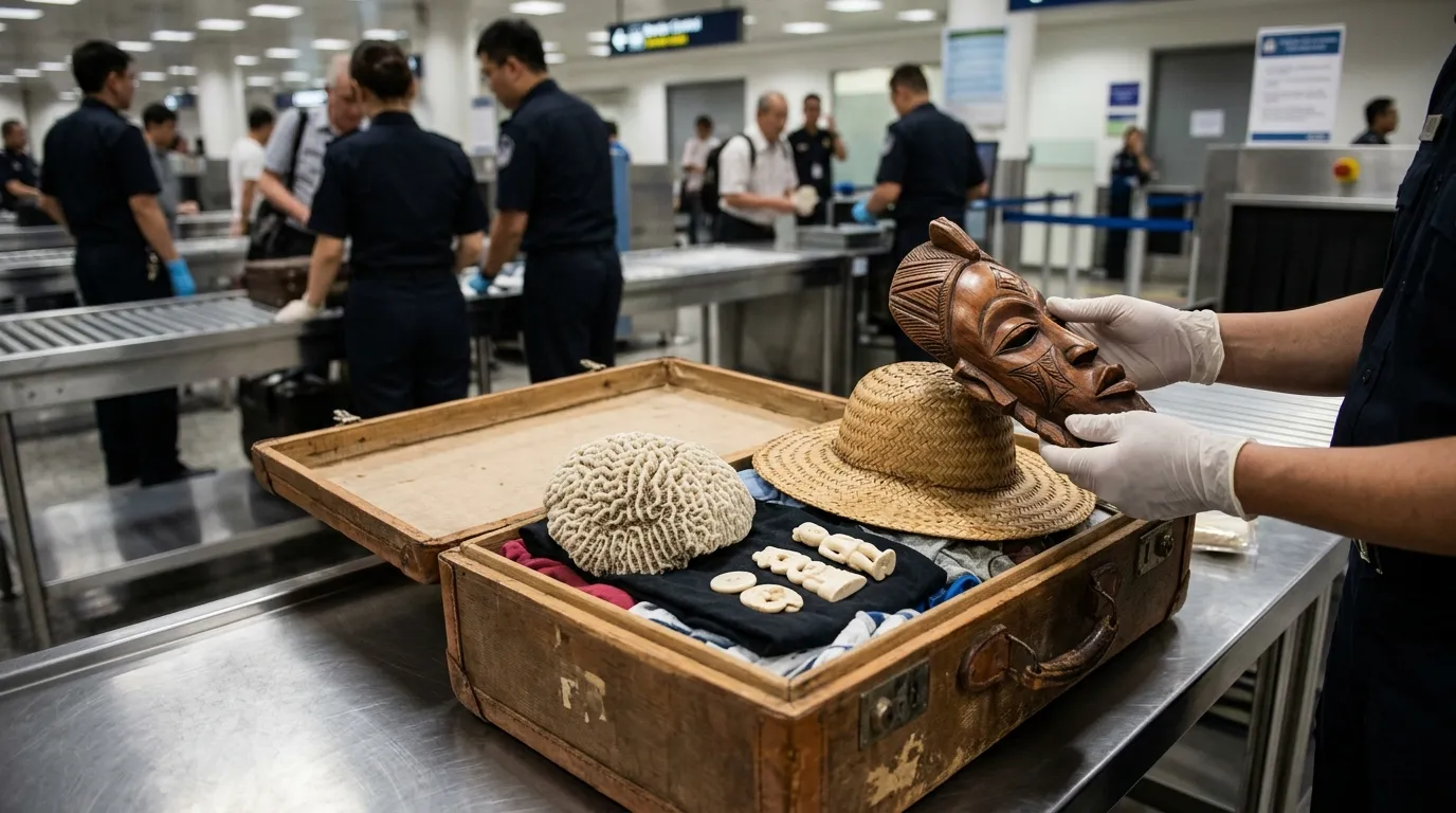 #7 - Whether You're Carrying Souvenirs That Are Actually Prohibited (Image Credits: Gemini)