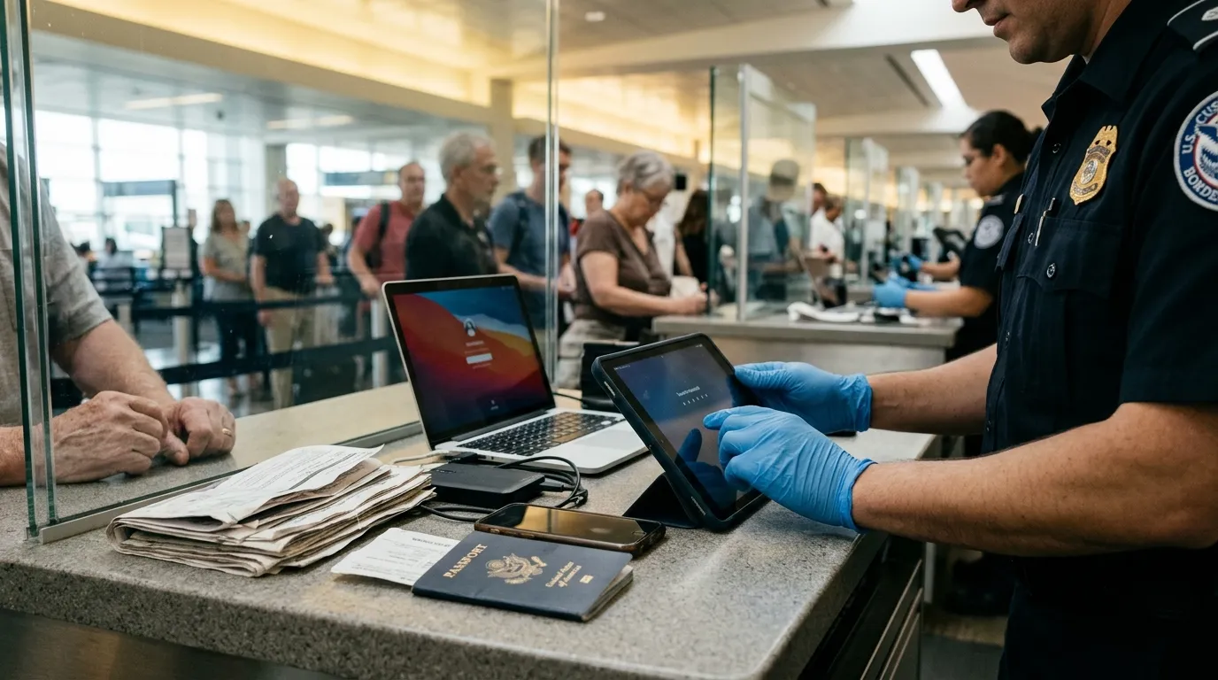 #5 - Whether Your Electronic Devices Will Be Searched (Image Credits: Gemini)