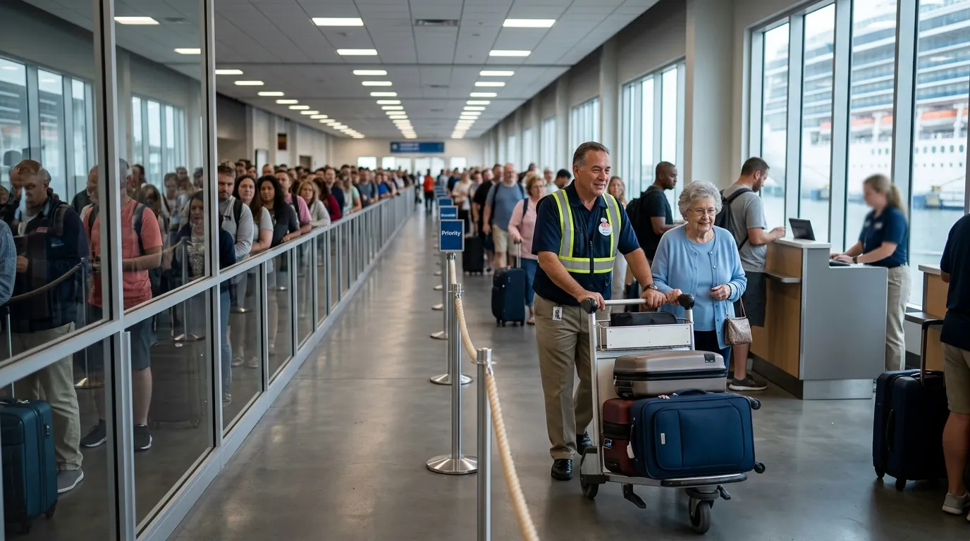 #7 - They Help Passengers Skip the Longest Lines (Image Credits: Gemini)