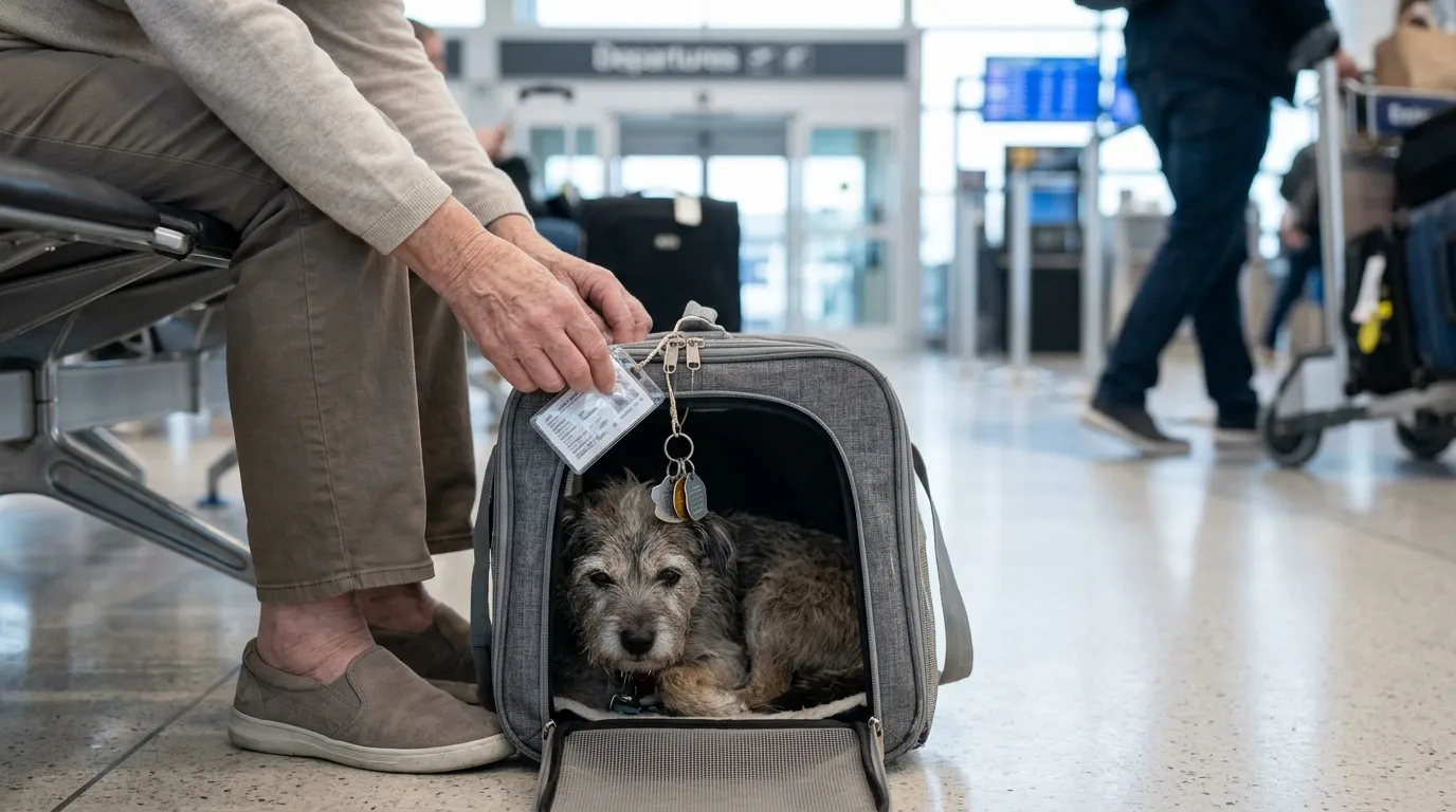 #3 &ndash; Microchip, Tag, and Then Double-Check Both Before Every Flight (Image Credits: Gemini)
