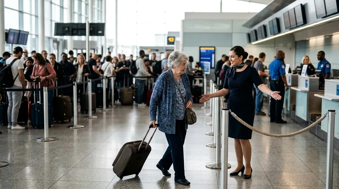 #12 - Priority Check-In Lanes That Aren't Advertised Anywhere (Image Credits: Gemini)