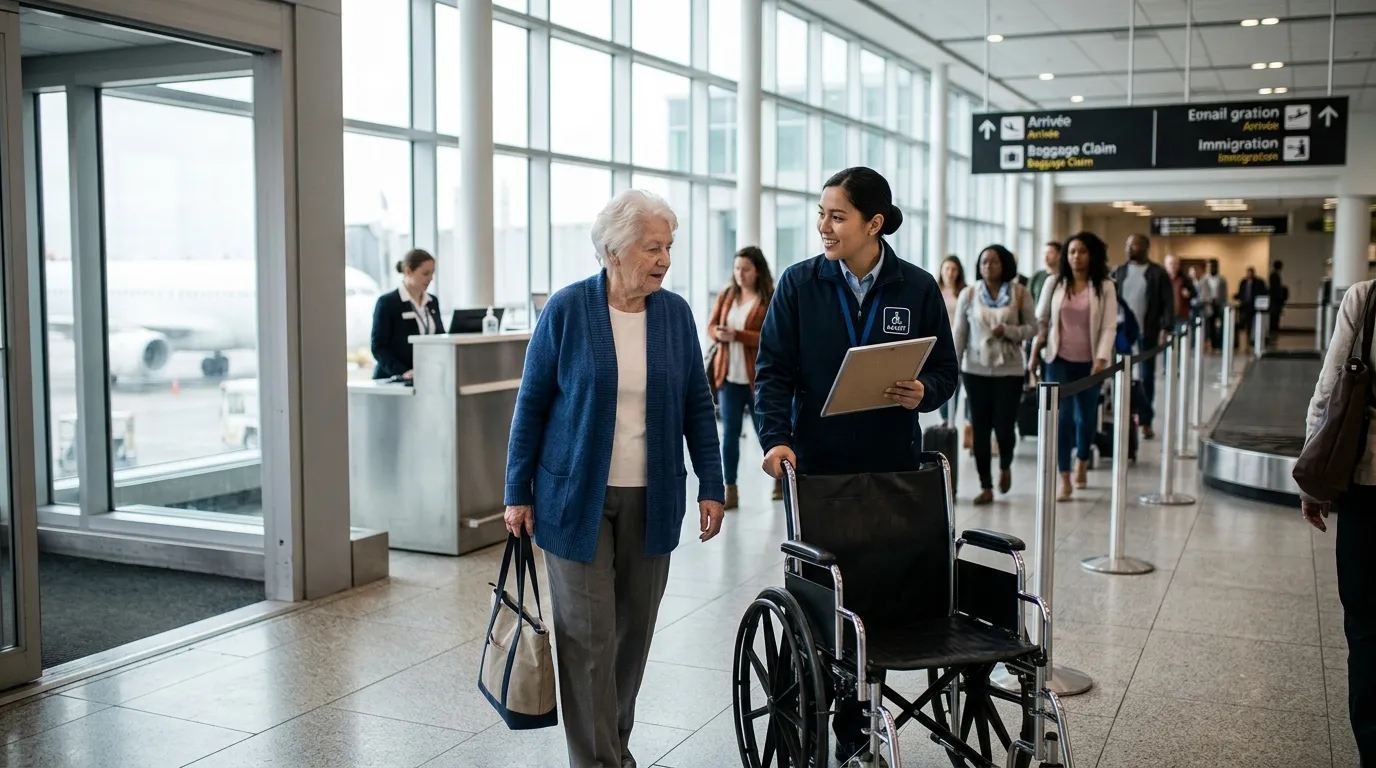 #3 - Arrival Assistance Pre-Arranged at the Destination (Image Credits: Gemini)