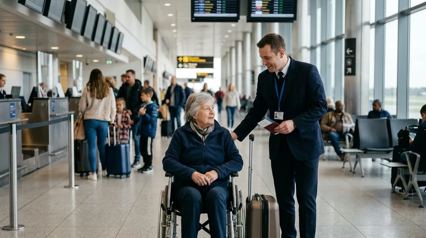 #1 - Curbside-to-Gate Coordination That Turns a Chaotic Airport Into a Guided Journey (Image Credits: Gemini)