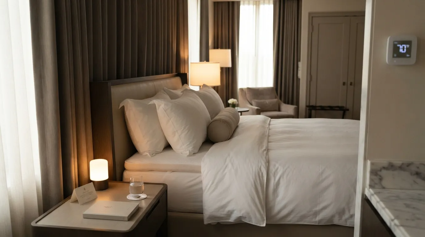 #3 - They Pre-Set Your Room Temperature, Lighting, and Pillow Configuration (Image Credits: Gemini)