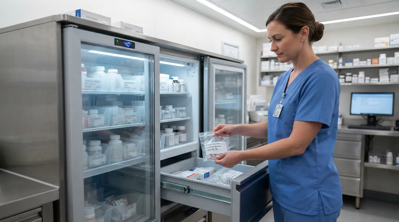 #3 - The Medication Storage and Refrigeration Arrangement (Image Credits: Gemini)