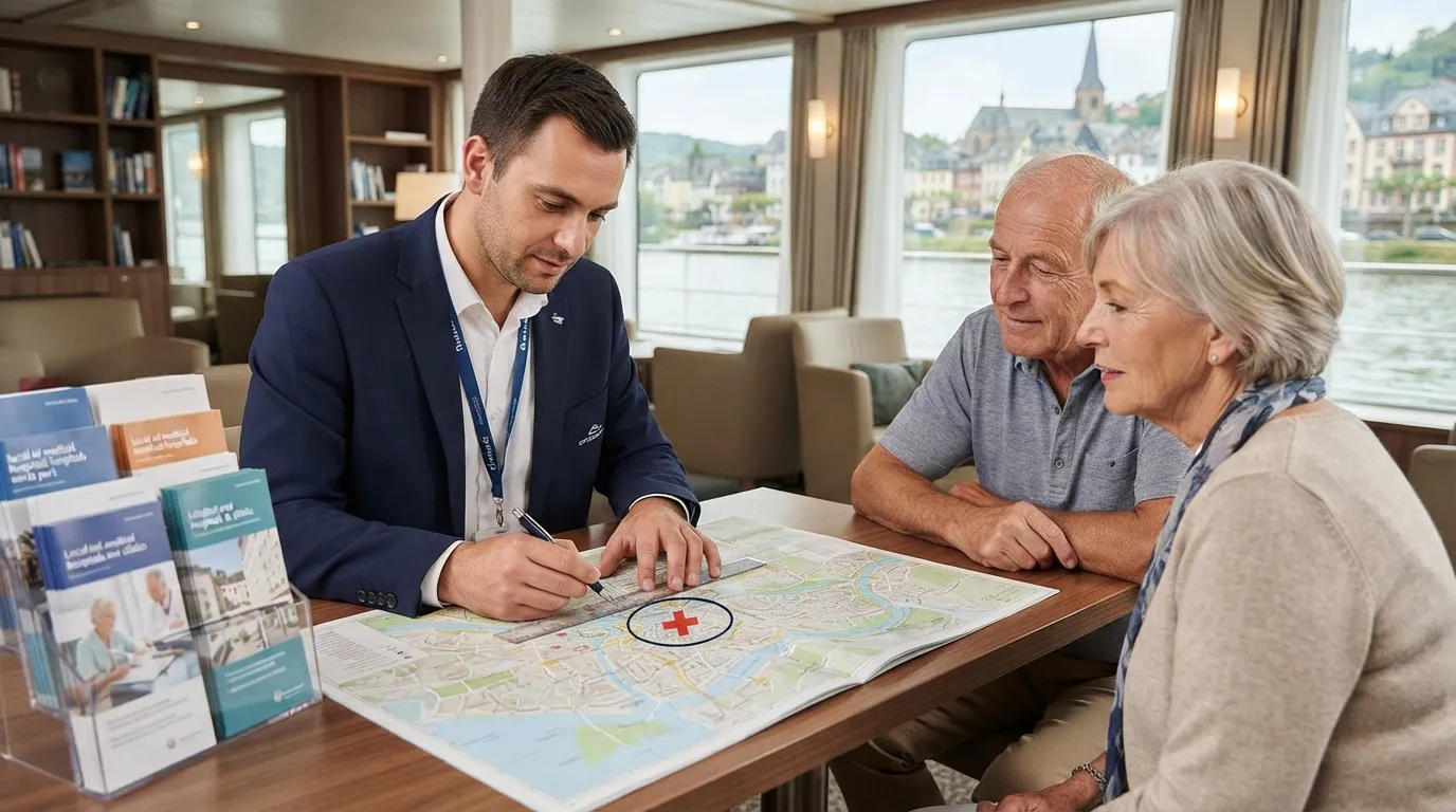 #7 - The Cruise Director Maps Nearby Medical Facilities at Every Port (Image Credits: Gemini)