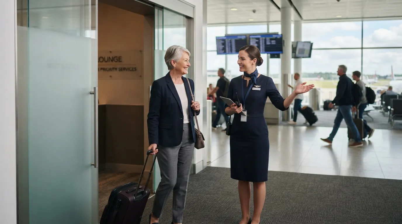 #4 - A Personal Escort Arranged From the Lounge Exit (Image Credits: Gemini)