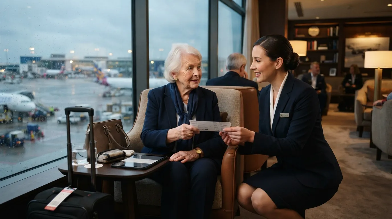 #3 - Rebooking Handled Quietly at the Seat During a Delay (Image Credits: Gemini)