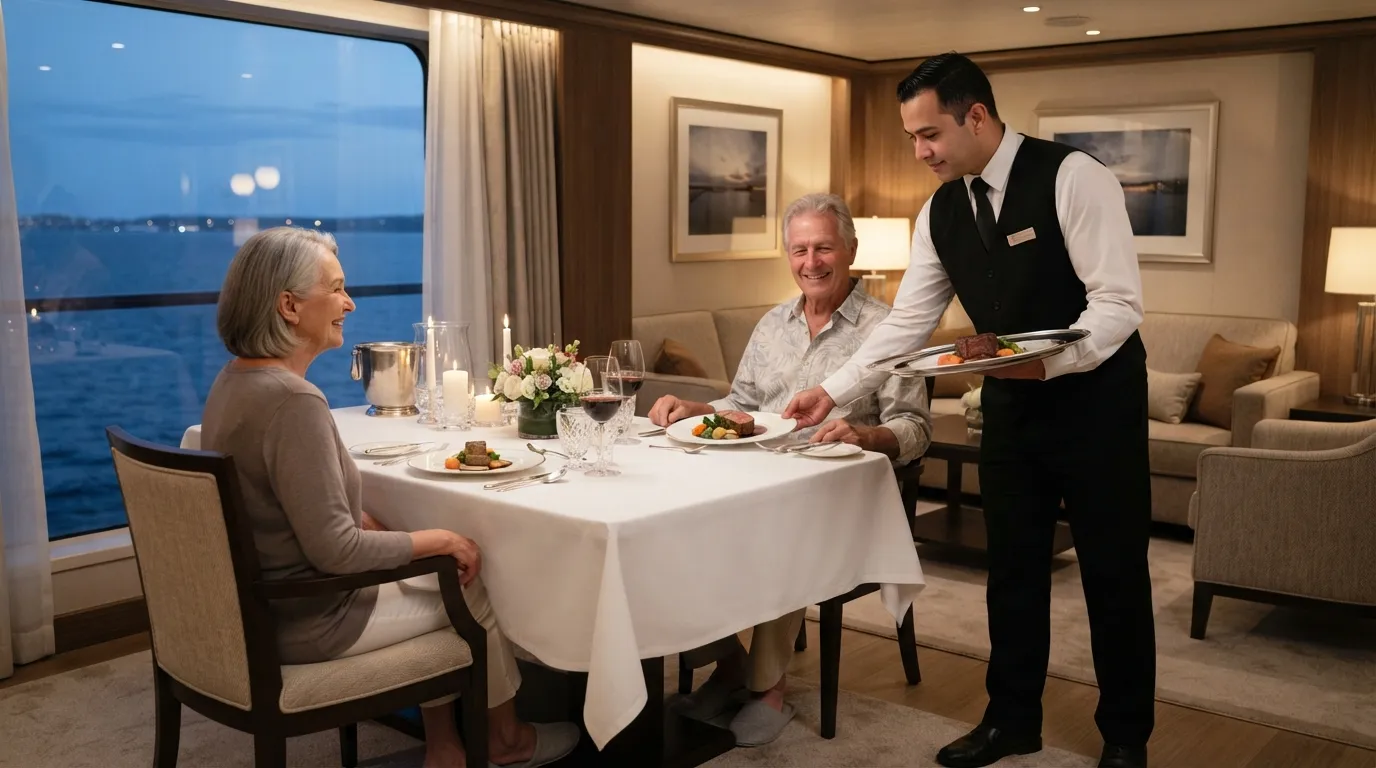 #4 - In-Cabin Dining, Served Course by Course (Image Credits: Gemini)