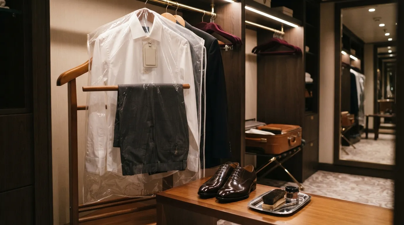 #3 - Complimentary Pressing and Shoe Shine, Arranged Overnight (Image Credits: Gemini)