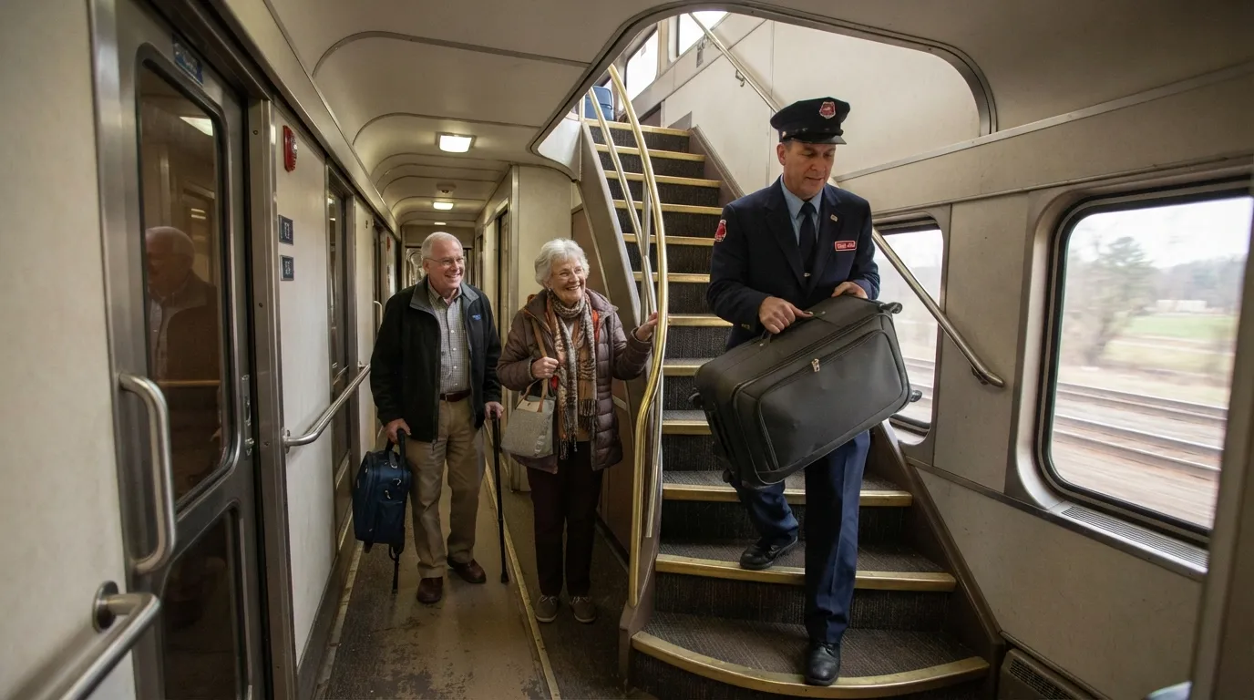 #3 - Red Cap Baggage Service from Curb to Compartment (Image Credits: Gemini)