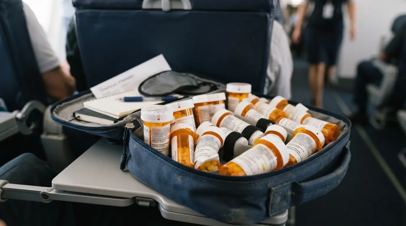 #13 &ndash; They Keep Every Pill in Its Original Bottle, Riding in the Carry-On (Image Credits: Gemini)
