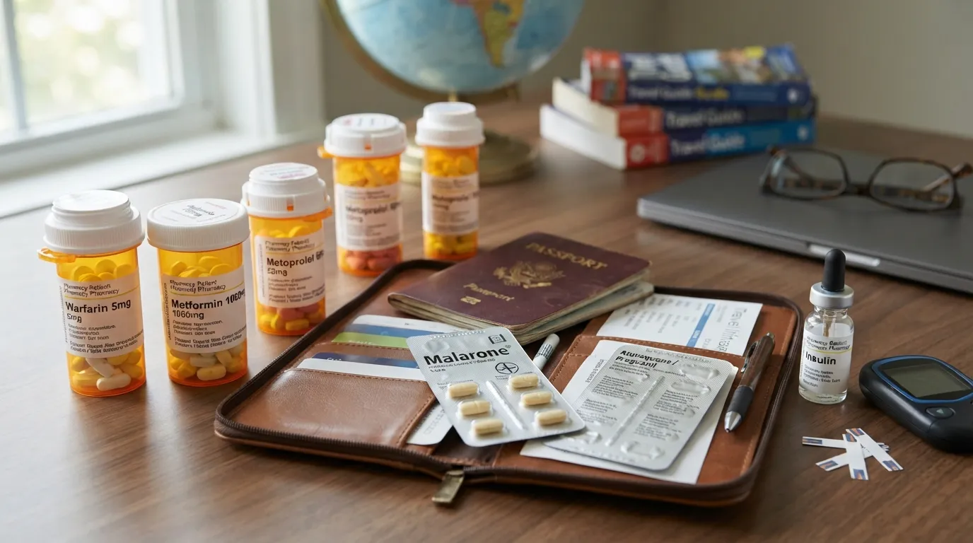 #7 - Your Daily Medications Can Clash With Travel Drugs (Image Credits: Gemini)