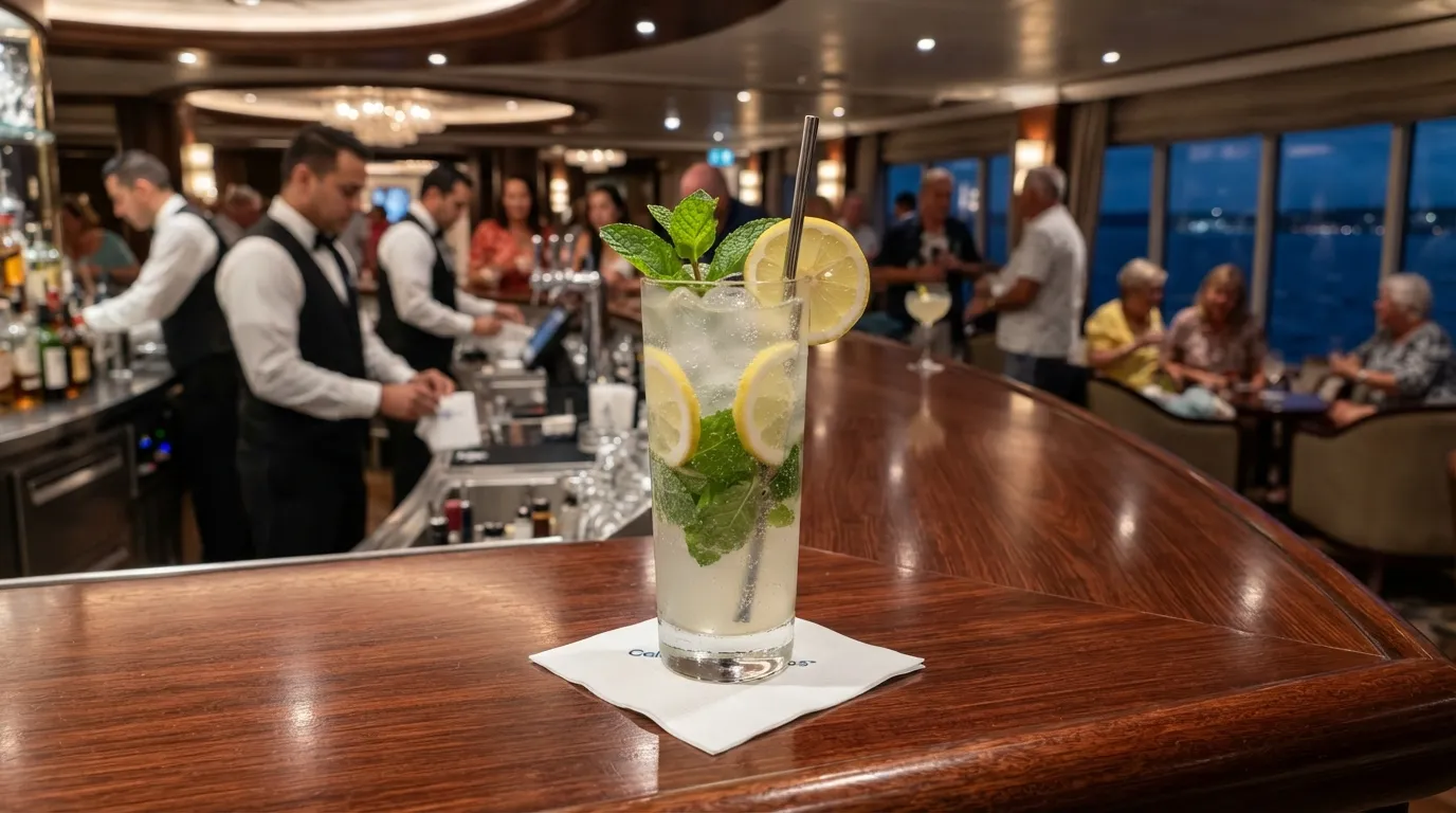 #4 - The Celebrity Cruises Zero-Proof Sparkling Mint Lemonade (Image Credits: Gemini)