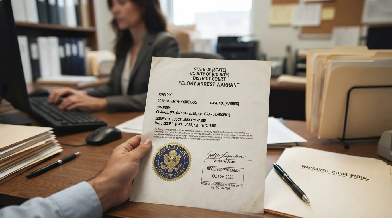 #4 - Outstanding Felony Warrants or Court-Ordered Travel Restrictions (Image Credits: Gemini)