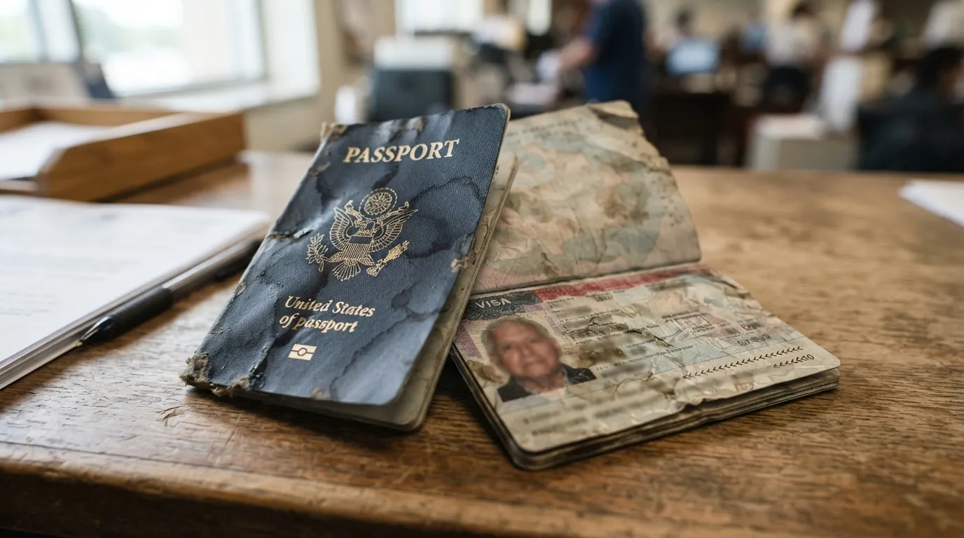 #5 - A Physically Damaged Old Passport You're Trying to Renew With (Image Credits: Gemini)