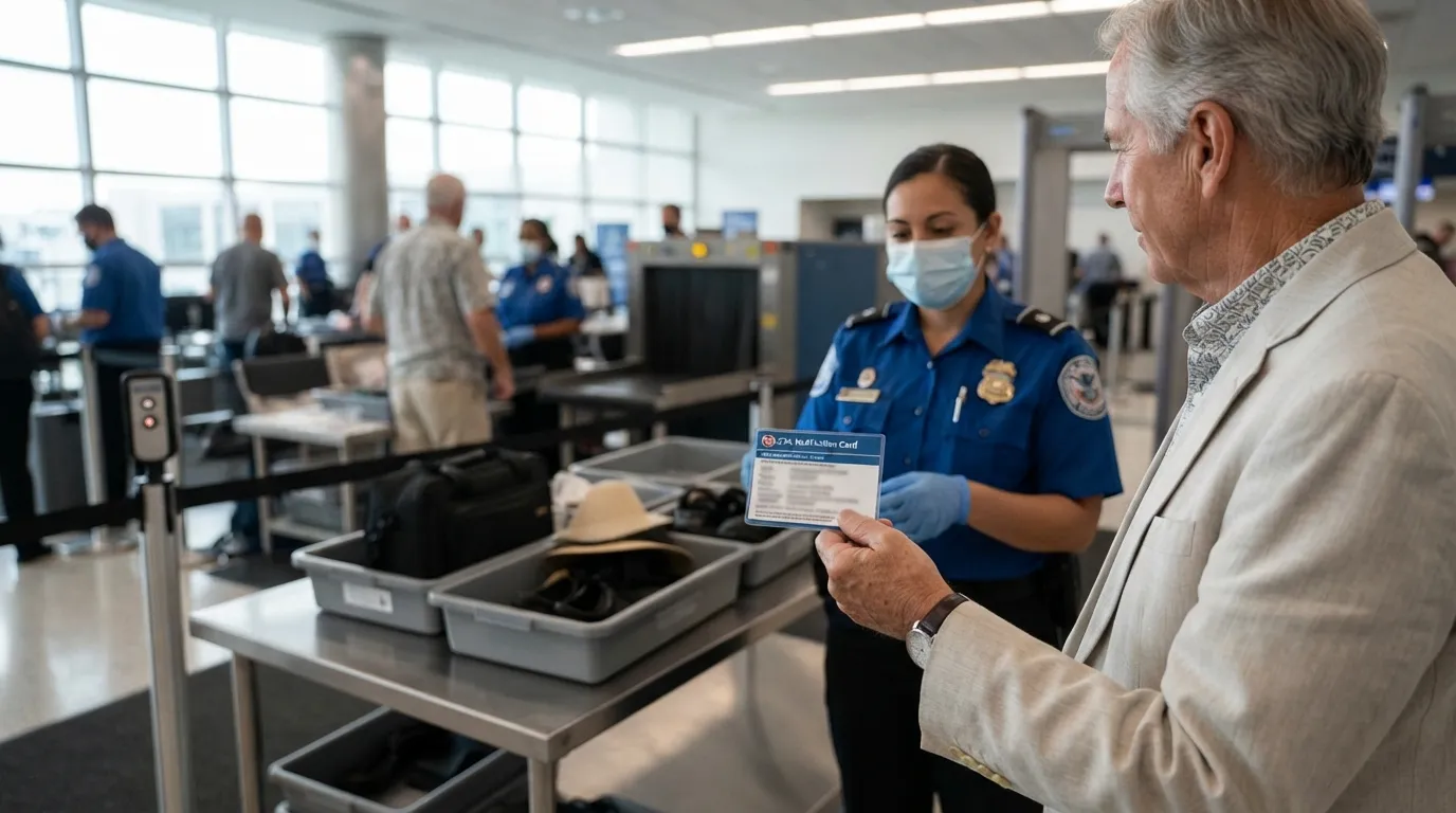 #22 - A TSA Notification Card (Image Credits: Gemini)