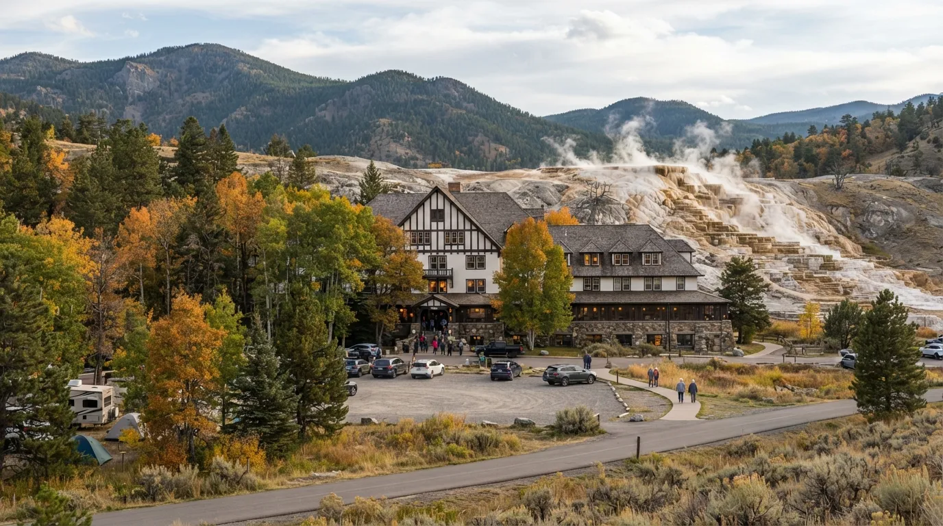 #9 - Rangers Quietly Agree: Mammoth Hot Springs Hotel Is the Strategic Fall Anchor (Image Credits: Gemini)