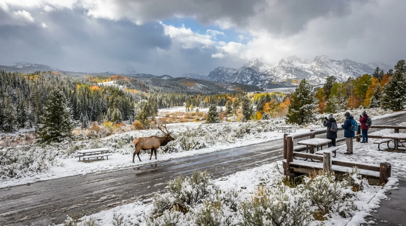 #8 - Fall Weather in Parks Can Switch in 24 Hours - Rangers Pack for Two Seasons Simultaneously (Image Credits: Gemini)