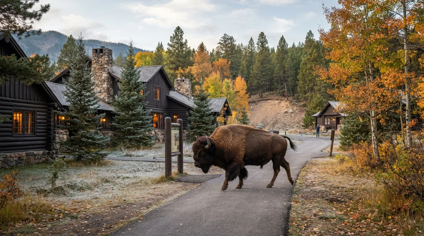 #6 - Bison Near Lodge Grounds Are Far More Dangerous in Fall Than Summer (Image Credits: Gemini)
