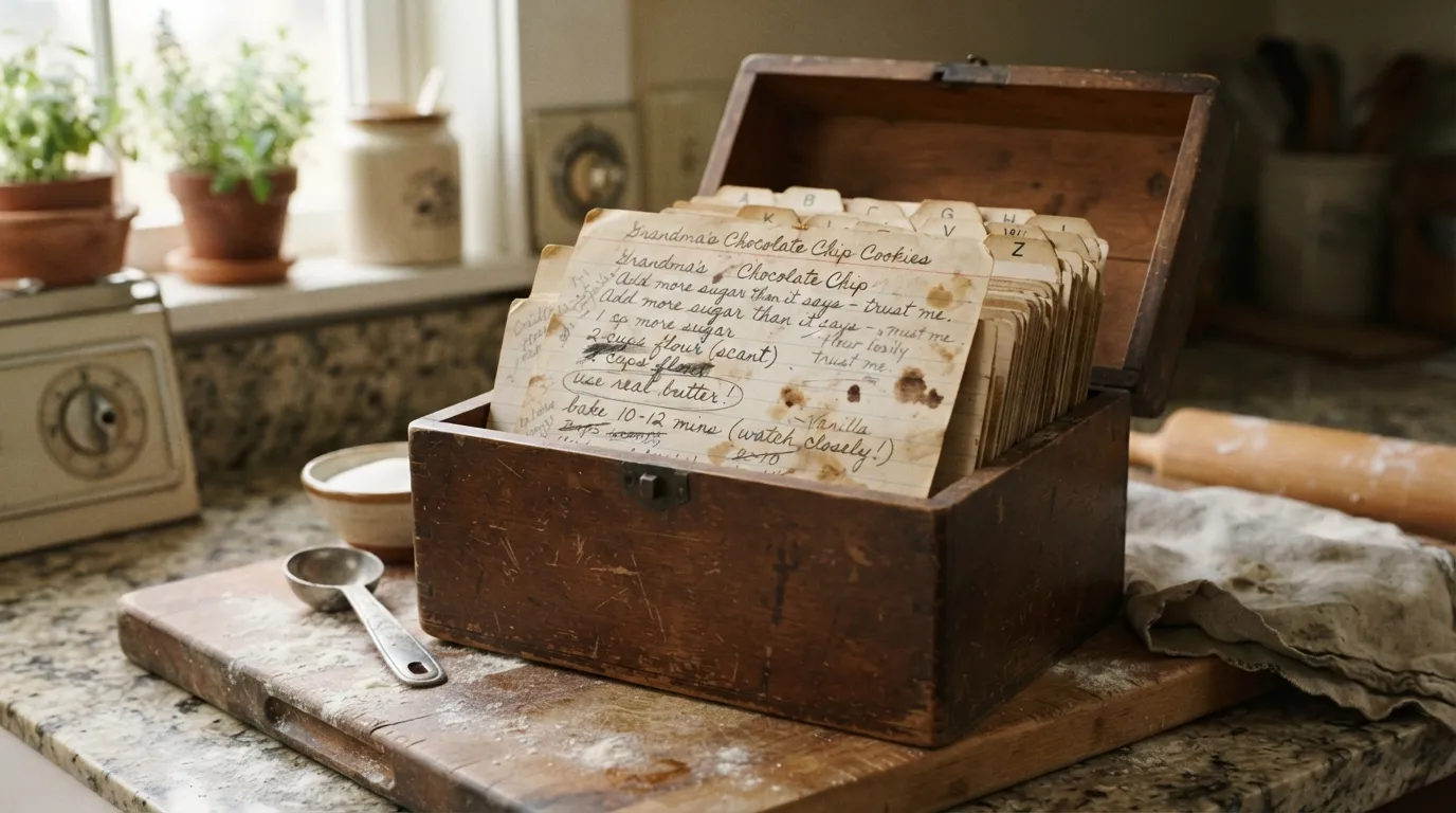#8 - The Handwritten Recipe Box (Image Credits: Gemini)