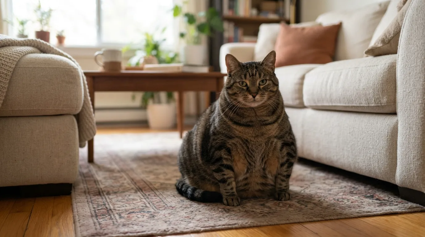 #7 - 61% of American Cats Are Already Overweight (And Most Owners Have No Clue) (Image Credits: Gemini)