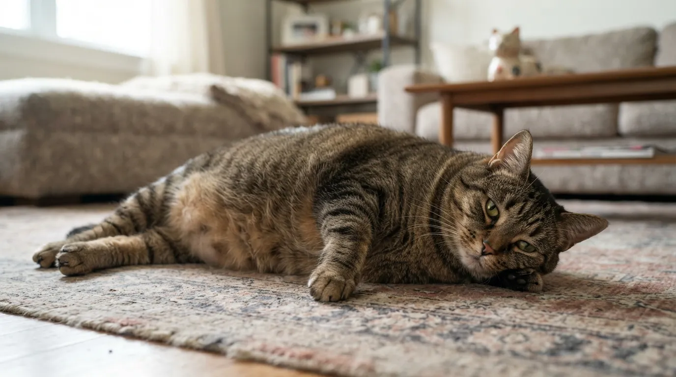 #3 - Obese Cats Can Lose Up to 5 Years of Life (Image Credits: Gemini)