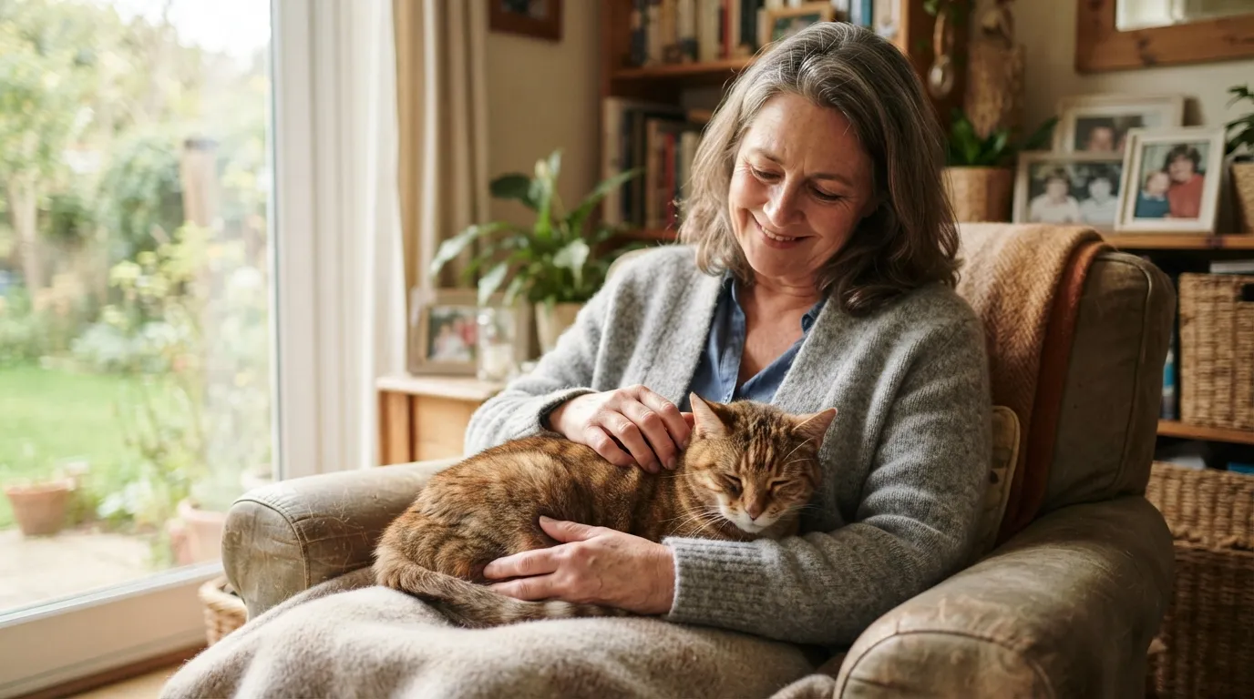 #1 - Cats Fill the Exact Emotional Void the Empty Nest Creates (Image Credits: Gemini)