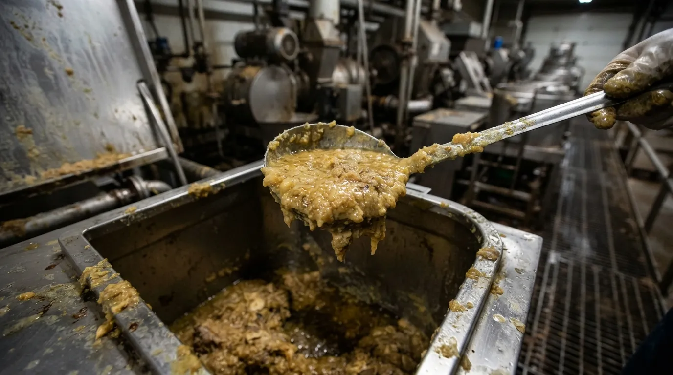 #1 - Unlabeled Rendered Fats (The Industry's Dirtiest Secret) (Image Credits: Gemini)