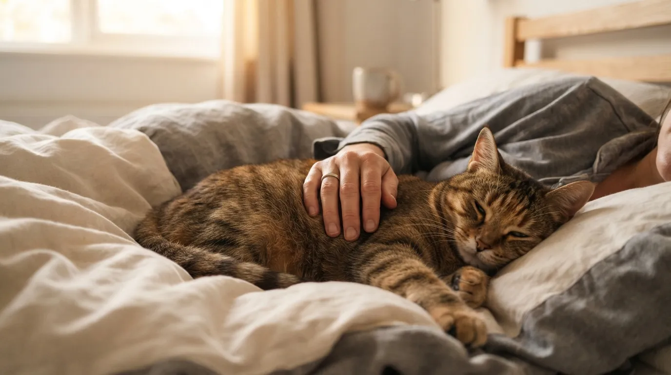 #10 - Waking Up to a Warm Presence (Instead of a Cold Screen) (Image Credits: Gemini)