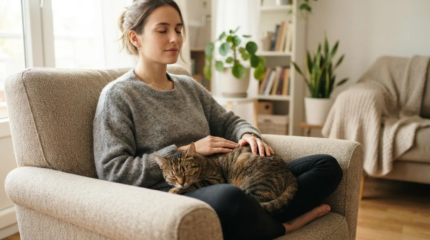 #6 - Using Cat-Time as a Real Mindfulness Anchor (Image Credits: Gemini)