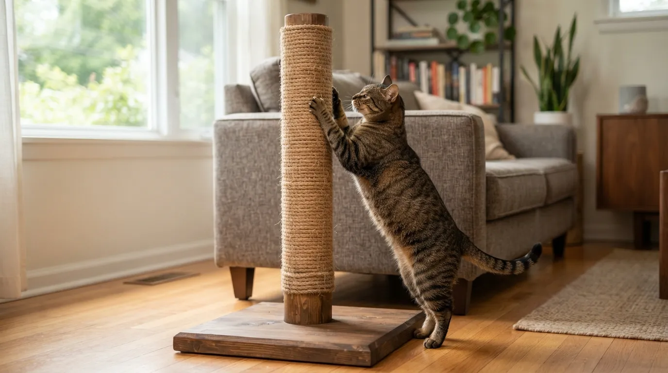#14 - A Tall, Stable Scratching Post (Image Credits: Gemini)