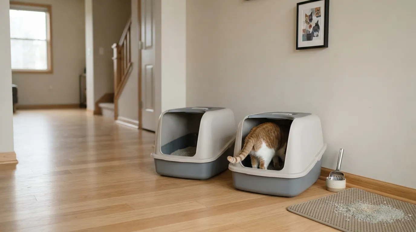 #12 - The Right Number of Litter Boxes (Image Credits: Gemini)
