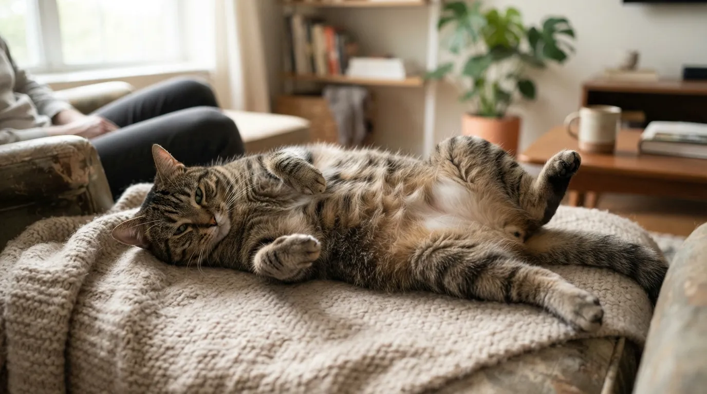#9 - They Show You Their Belly (Without Expecting a Rub) (Image Credits: Gemini)