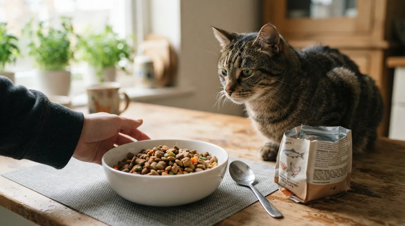 #9 - "A Vegetarian Diet Is Fine for Cats" (Image Credits: Gemini)