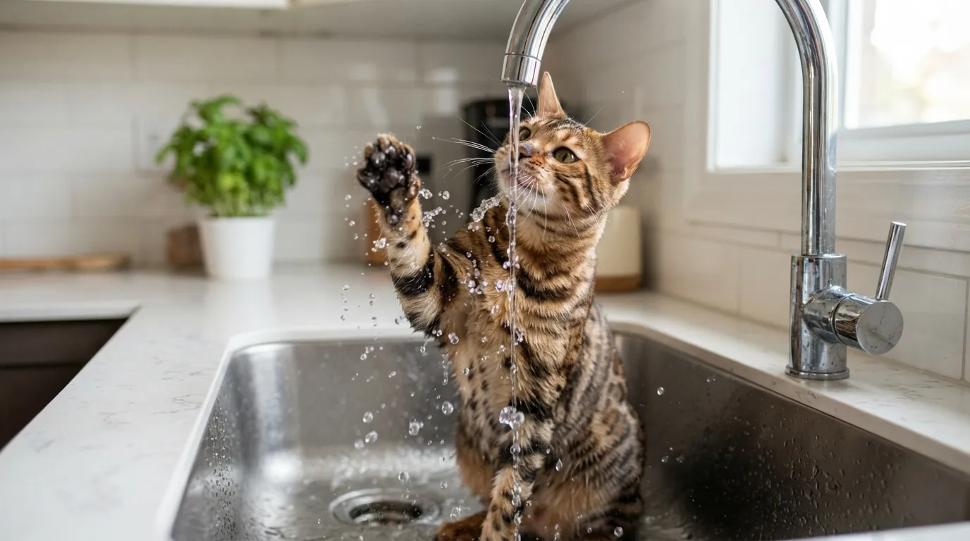 #5 - They Love Water. Genuinely. (Image Credits: Gemini)