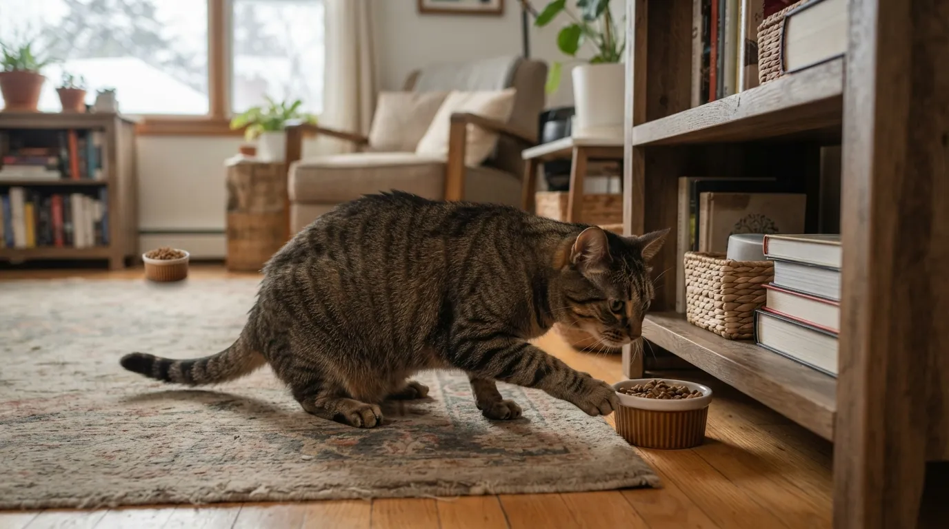 #8 - Hide Food Around the House Like Prey (Image Credits: Gemini)