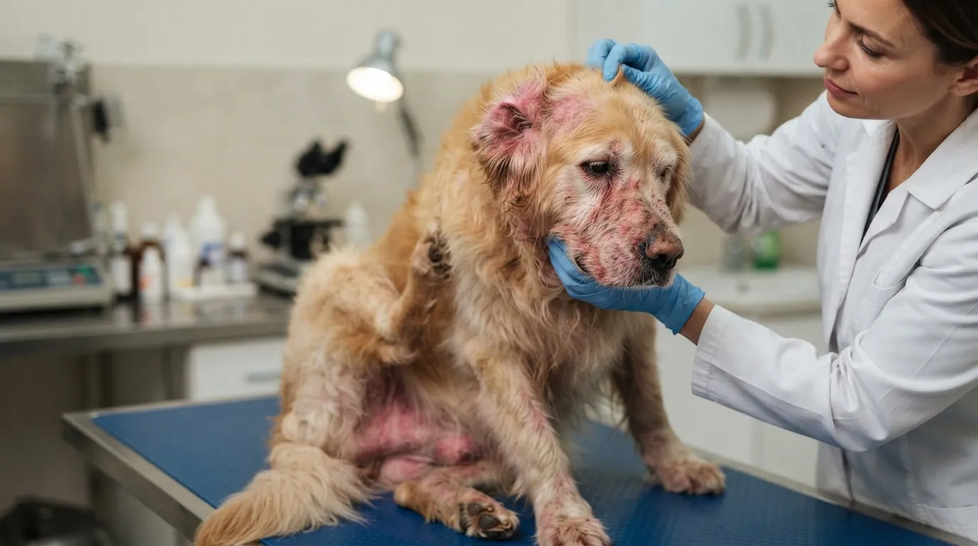 #6 - Chronic Skin Allergies (Atopy): The Itch That Never Stops (Image Credits: Gemini)