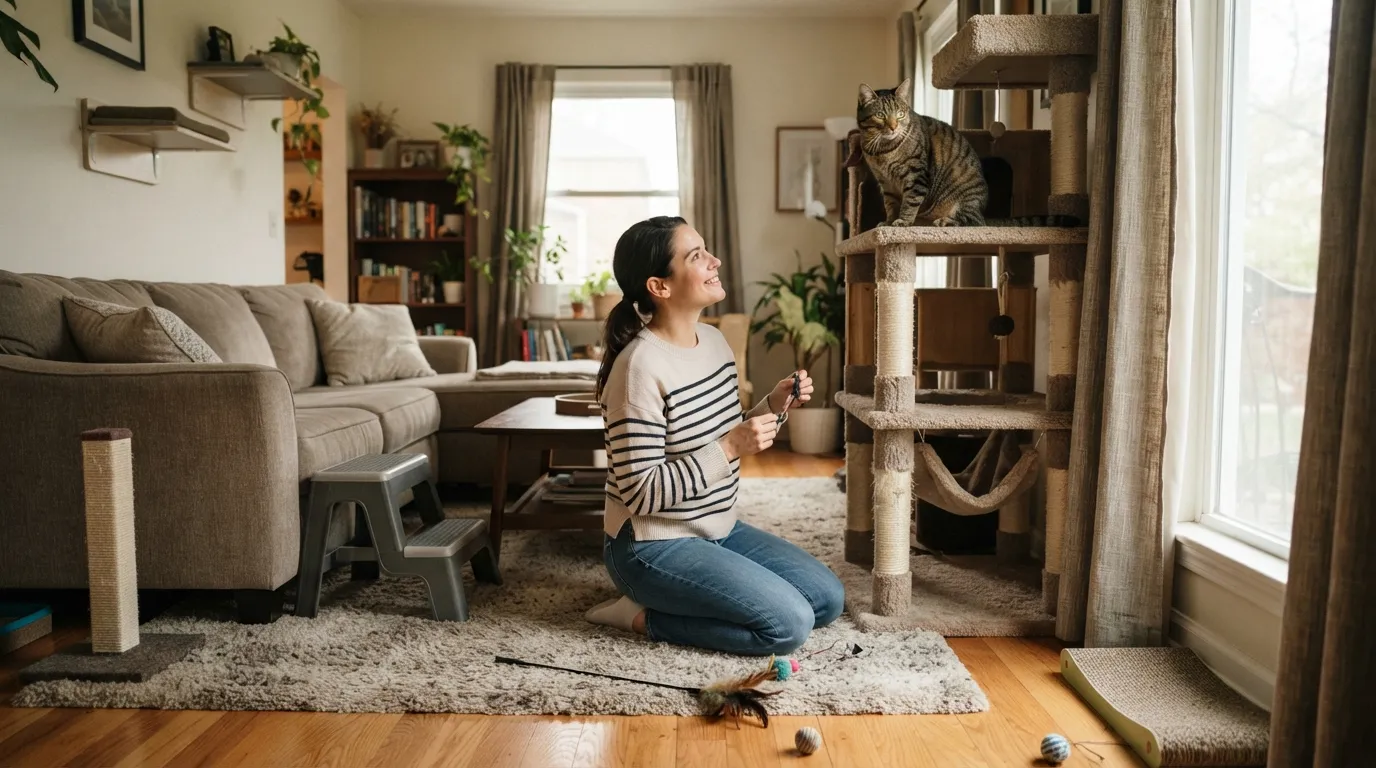 #4 - Rearranging Furniture With the Cat's Opinion in Mind (Image Credits: Gemini)