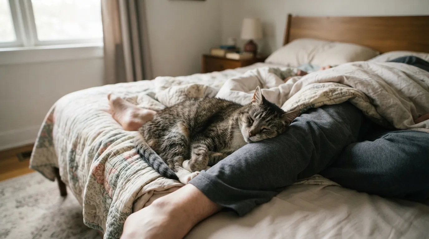 #8 – They Choose Your Bed as Their Final Sanctuary (Image Credits: Gemini)