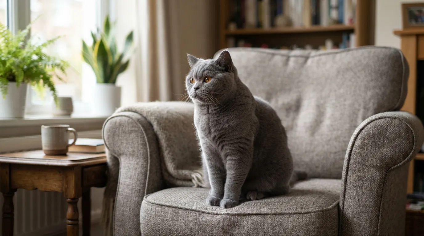 #10 - British Shorthairs Are the Least Clingy Breed on Record (Image Credits: Gemini)