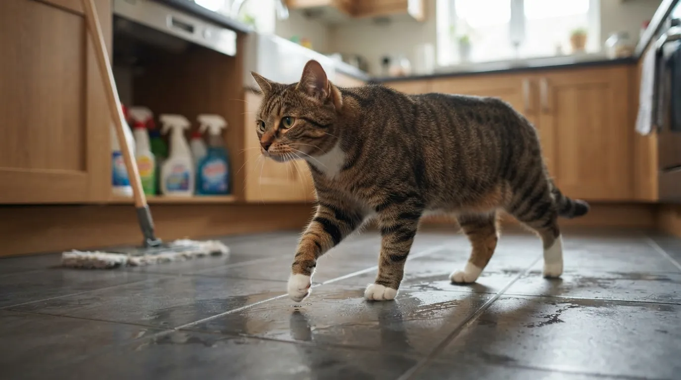 #14 - Household Cleaning Products That Kill Through the Paws (Image Credits: Gemini)